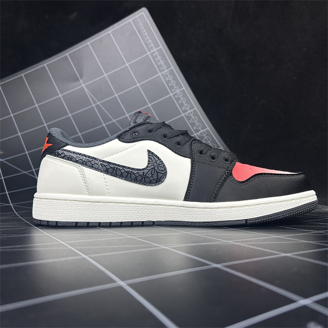 Women Running Weapon Air Jordan 1 White/Black Shoes 531